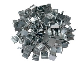 Pack 100 clips porta mecha madera planas